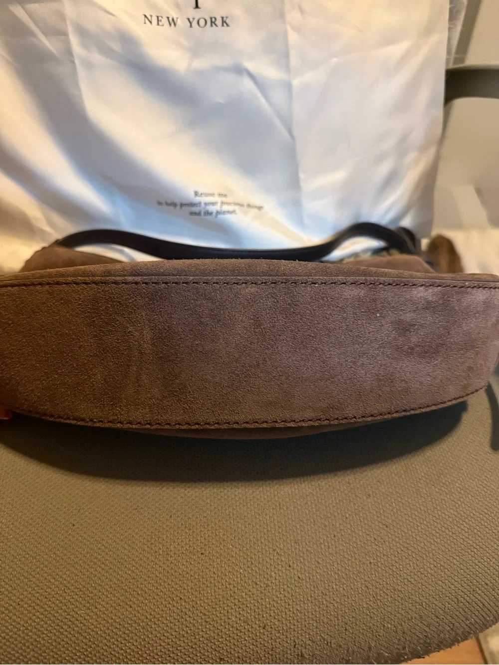Kate Spade Loop Suede Shoulder Bag